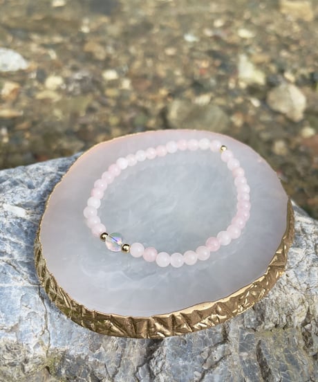 rose quartz　bracelet