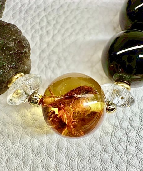 Amber × Morion × Cintamani (限定1本）