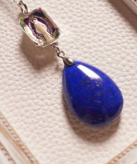 High Quality lapis lazuli × vintage glass（限定１本）