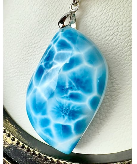High Quality Larimar × vintage glass（限定１本）