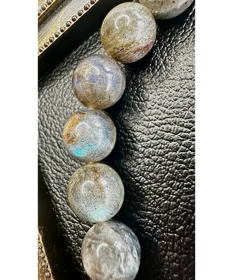 High Quality Labradorite × Crackle Quartz　(数本限定）