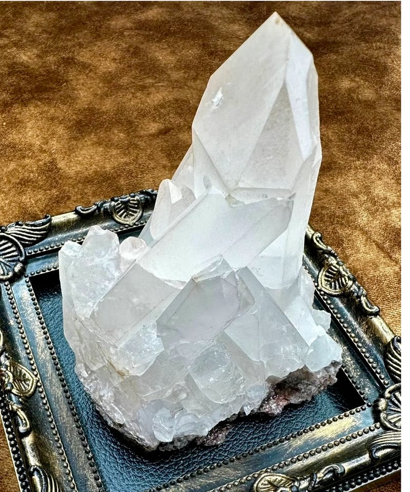 一点物】レムリアンシード 水晶 クラスター ✩.*˚天然石×インテリア