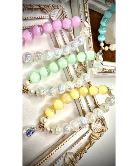 Selenite × Rainbow Crackle Quartz
