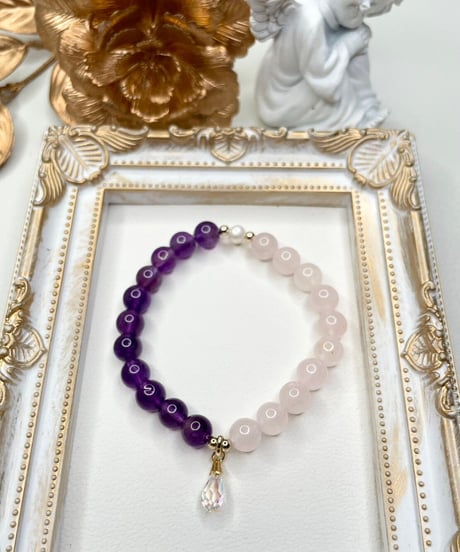 Amethyst × Rose quartz