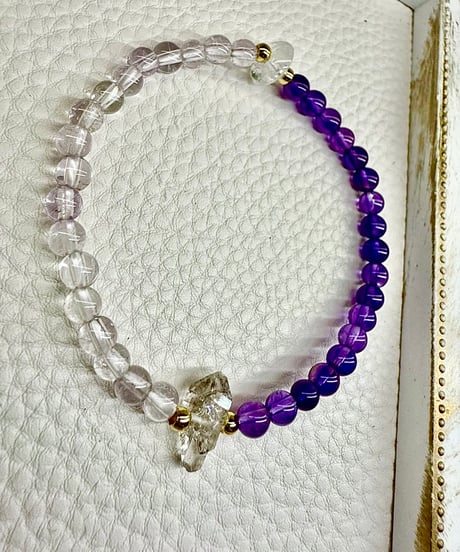 Diamond Quartz × Amethyst × Amethyst