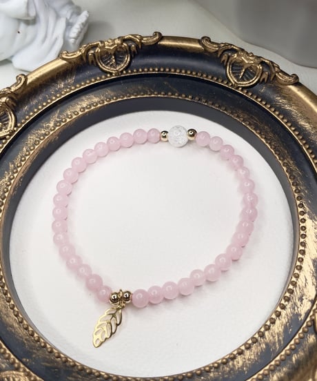Rose quartz 2way bracelet