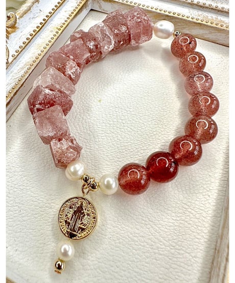 Raw Strawberry Quartz × Strawberry Quartz