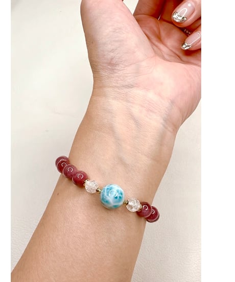 Ruby × High Quality Larimar