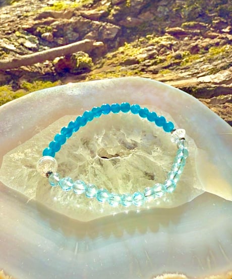 Blue Topaz × Apatite