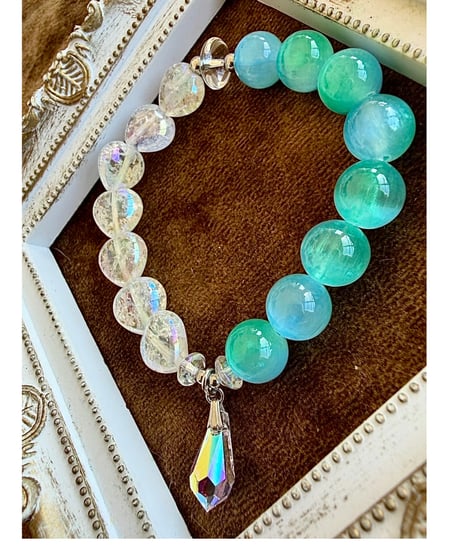 Selenite × Rainbow Crack Quartz