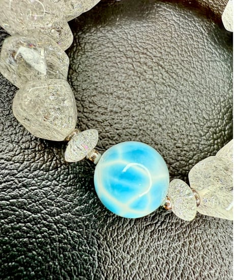 High Quality Larimar × High Quality Crackle Crystal (限定１本）