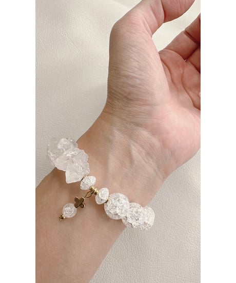 Raw Quartz ✖️ Crackle Quartz
