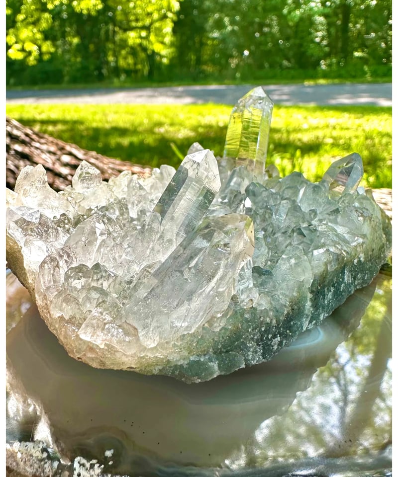 ヒマラヤ水晶クラスター　天然石　一点物 一点物】ヒマラヤ水晶クラスター(一点もの): 『岩座(いわくら)』公式通販