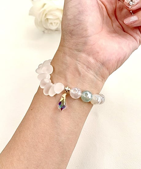 White Agate × Matte Crystal