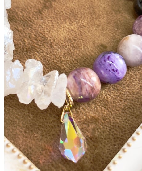 Charoite ×  Crystal