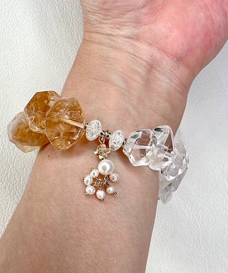 Citrine ✖ High Quality Quartz（限定数本）