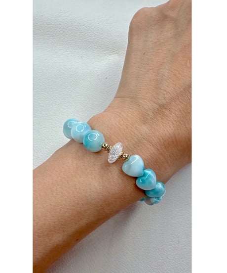 Ice Larimar heart × Ice Larimar　(限定１本)