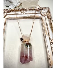 Amethyst Bottle Pendant Necklace