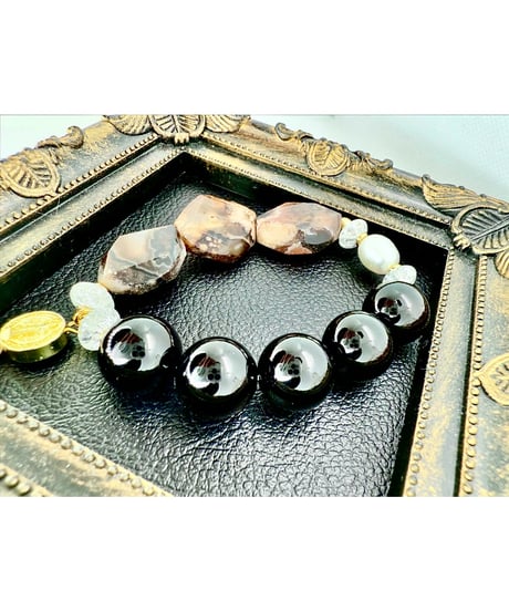 Charry Blossom Agate × Morion（限定１本）