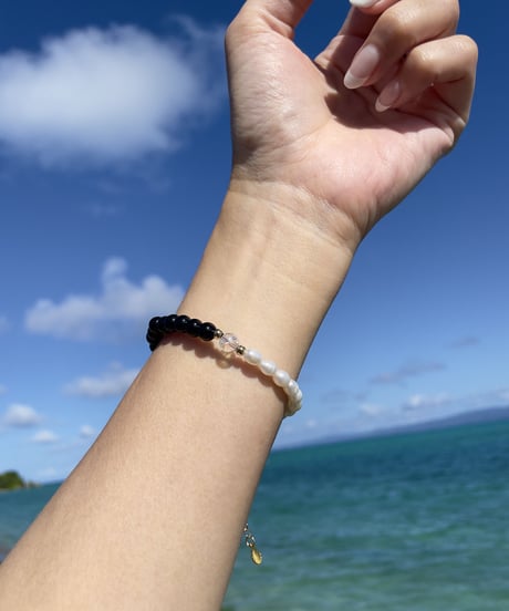 Blackonyx× Freshwater pearl