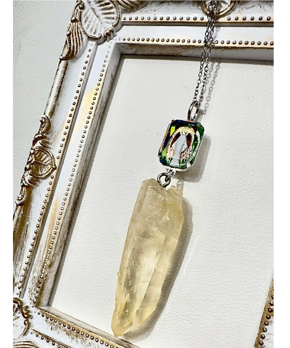 ゴールデンヒーラーレムリアンシード × vintage glass （限定1本