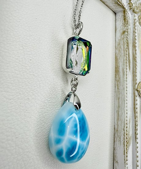 High Quality Ice Larimar × vintage glass（限定１本）