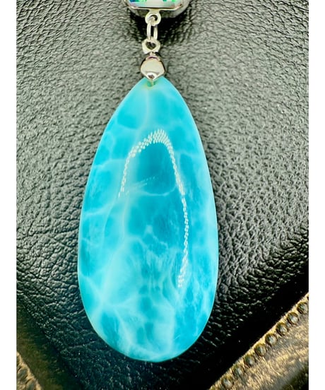vintage glass × High Quality Larimar （限定１本）
