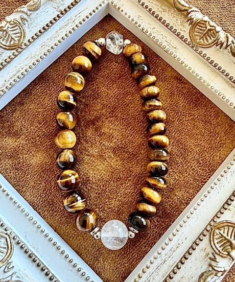 High Quality Himalaya Crystal × Tiger Eye × Tiger Eye