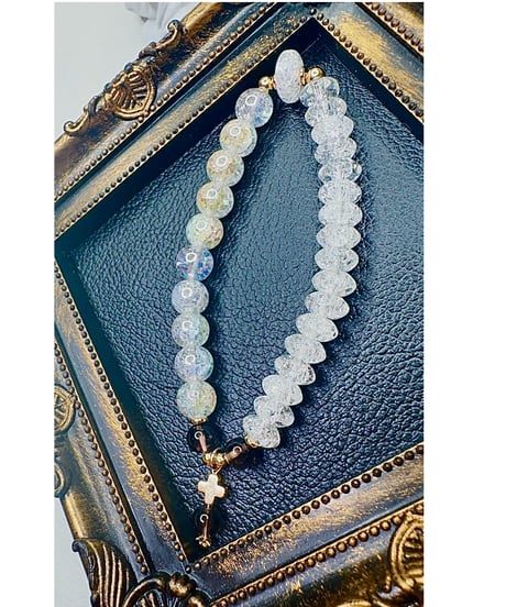 Rainbow Crackle Quartz × Crackle Quartz × Smoky quartz