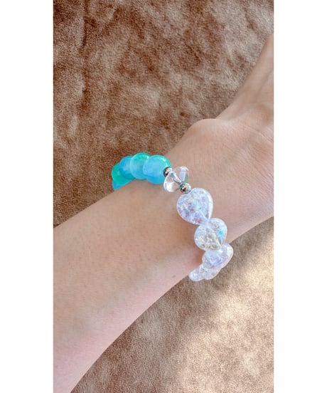 Selenite × Rainbow Crack Quartz