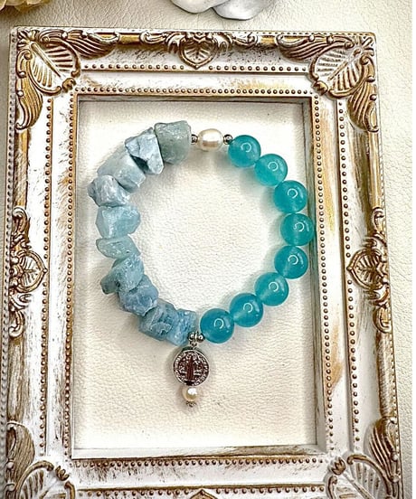 Raw Aquamarine × Aquamarine