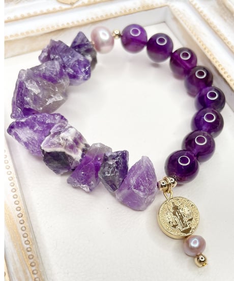 Raw Amethyst × Amethyst