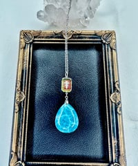 High Quality Larimar × vintage glass（限定１本）