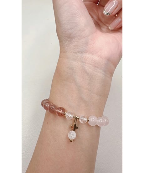 Strawberry quartz × Rose quartz