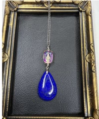 High Quality lapis lazuli × vintage glass（限定１本）