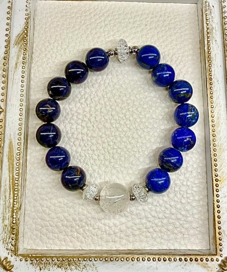 Lapis Lazuli × Sodalite × High Quality Himalaya Crystal　 (限定数本）