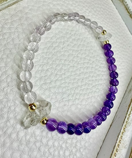 Diamond Quartz × Amethyst × Amethyst