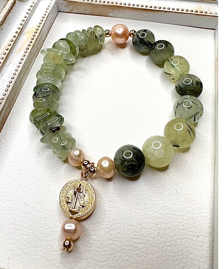 Green Prehnite × Green Prehnite