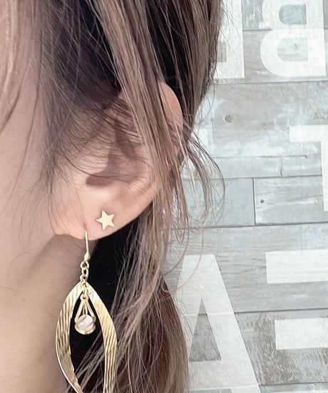 vintage風　ピアス