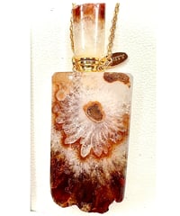 Citrine Bottle Pendant Necklace