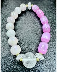High Quality Himalaya Crystal × Selenite × Rainbow Rosequartz（限定数本）