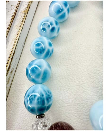 High Quality Larimar × High Quality Super Seven × High Quality Golden Rutile Quartz （限定１本）