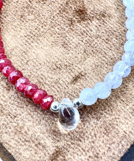 Ruby × Crackle Quartz