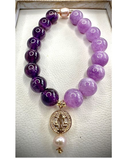 Lavender Purple Amethyst × Amethyst