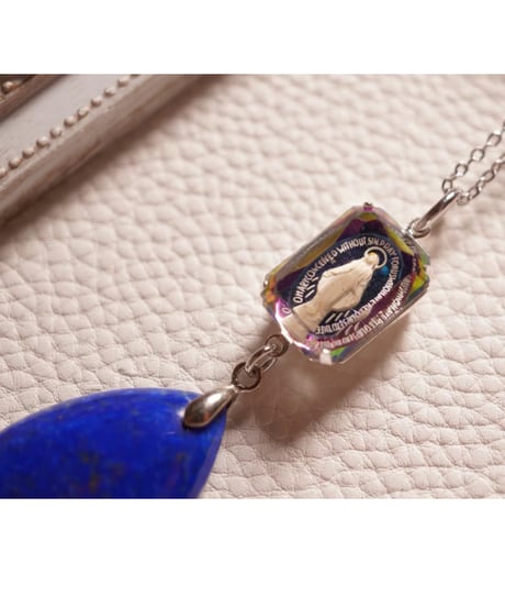 High Quality lapis lazuli × vintage glass（限定１本）