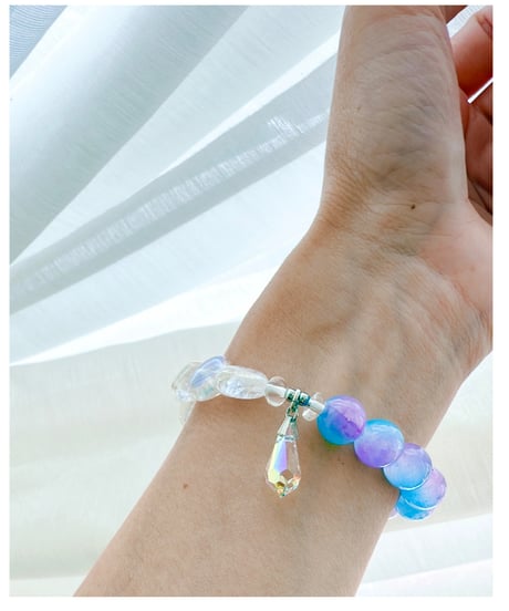 Selenite × Rainbow Crack Quartz