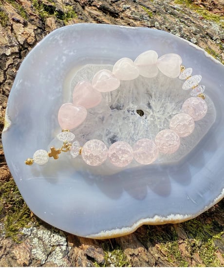 Rosequartz ×  Crackle Rosequartz