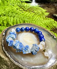 Raw lapis lazuli × lapis lazuli