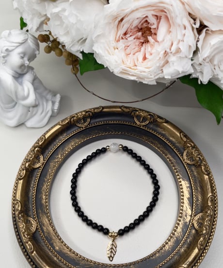 Black onyx 2way bracelet