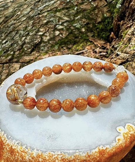 High Quality Golden Rutile Quartz × High Quality Copper Rutile Quartz